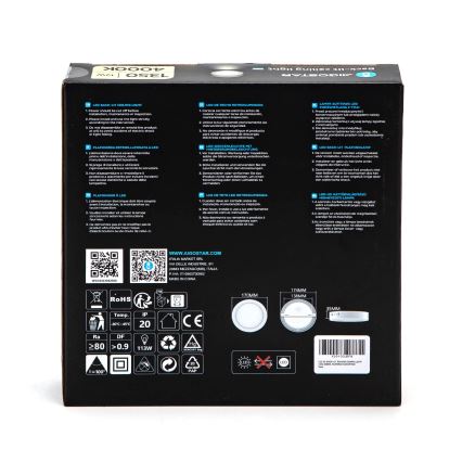 Aigostar - LED Stropní přisazené svítidlo LED/12W/230V pr. 17,4 cm 4000K bílá