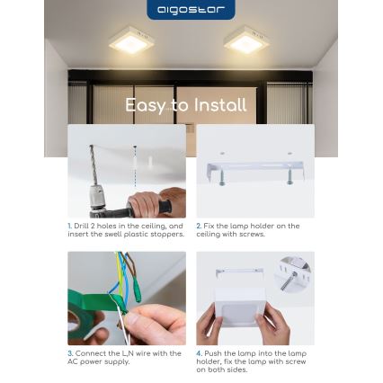 Aigostar - LED Stropní přisazené svítidlo LED/18W/230V 3000K 22,6x22,6 cm bílá