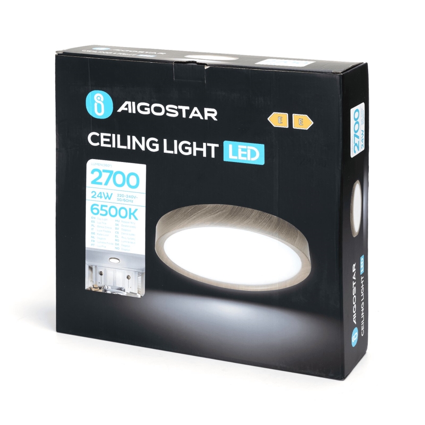 Aigostar - LED Stropní svítidlo LED/24W/230V 6500K pr. 38,3 cm