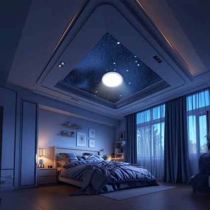 Aigostar - LED Stmívatelné stropní svítidlo MESH LED/36W/230V 3000-6500K pr. 49,5 cm + dálkové ovládání