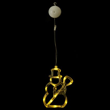 Aigostar - LED Vánoční dekorace 10xLED/3xAAA sněhulák 20,5 cm