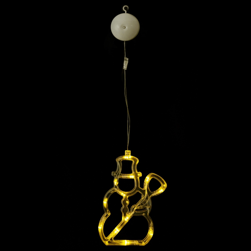 Aigostar - LED Vánoční dekorace 10xLED/3xAAA sněhulák 20,5 cm