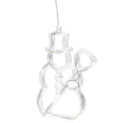 Aigostar - LED Vánoční dekorace 10xLED/3xAAA sněhulák 20,5 cm