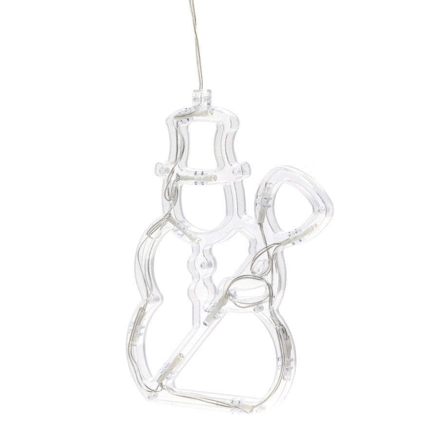 Aigostar - LED Vánoční dekorace 10xLED/3xAAA sněhulák 20,5 cm