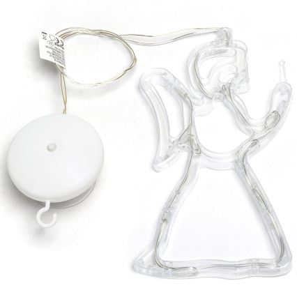 Aigostar - LED Vánoční dekorace LED/3xAAA andílek 21cm