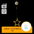 Aigostar - LED Vánoční dekorace LED/3xAAA hvězda 19cm