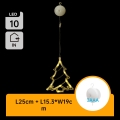 Aigostar - LED Vánoční dekorace LED/3xAAA stromeček 20cm