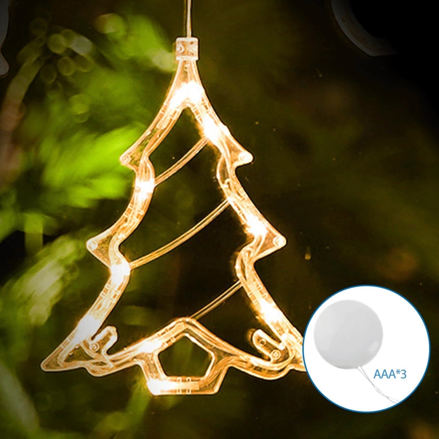 Aigostar - LED Vánoční dekorace LED/3xAAA stromeček 20cm