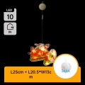 Aigostar - LED Vánoční dekorace LED/3xAAA vánoční letadlo 17cm