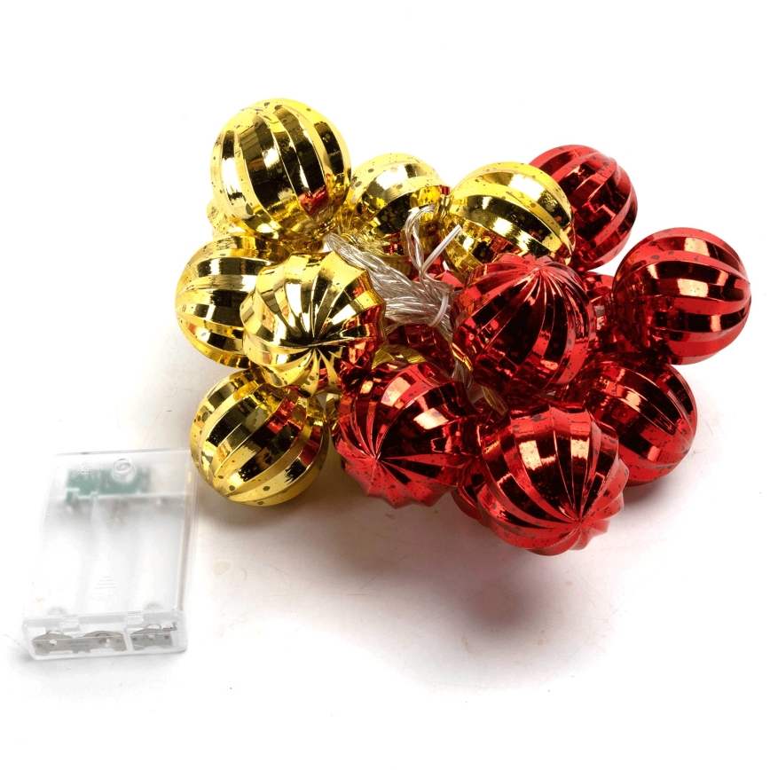 Aigostar - LED Vánoční řetěz 20xLED/3xAA 2 m teplá bílá