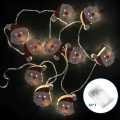 Aigostar - LED Vánoční řetěz 20xLED/3xAA 3m teplá bílá Santa Claus