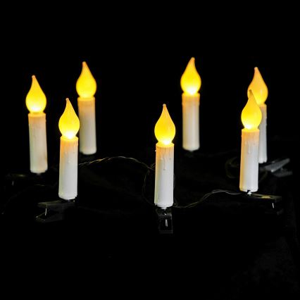 Aigostar - LED Vánoční řetěz 25xLED/3xAA 5 m teplá bílá