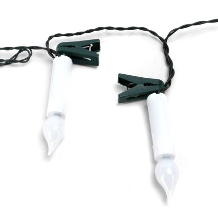 Aigostar - LED Vánoční řetěz 25xLED/3xAA 5 m teplá bílá