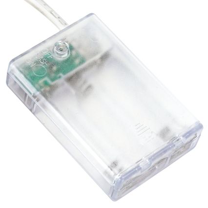Aigostar - LED Vánoční řetěz 30xLED/3xAA 3,3m studená bílá
