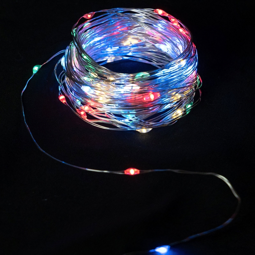 Aigostar - LED Vánoční řetěz 40xLED/2x3V 4m multicolor