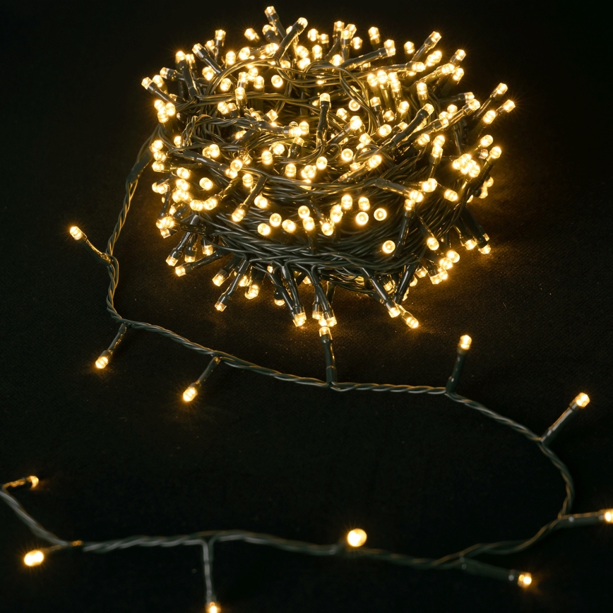 Aigostar - LED Venkovní  řetěz 100xLED/8 funkcí 3xAA 5,3 m IP44 teplá bílá