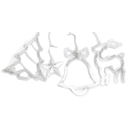 Aigostar - LED Venkovní vánoční řetěz 120xLED/8 funkcí 3x0,6m IP44 studená bílá + dálkové ovládání