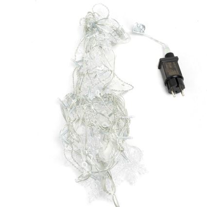 Aigostar - LED Venkovní vánoční řetěz 120xLED/8 funkcí 3x0,7m IP44 studená bílá + dálkové ovládání