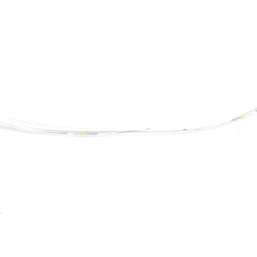 Aigostar - LED Venkovní vánoční řetěz 100xLED/8 funkcí 3xAA 10,3m IP44 studená bílá
