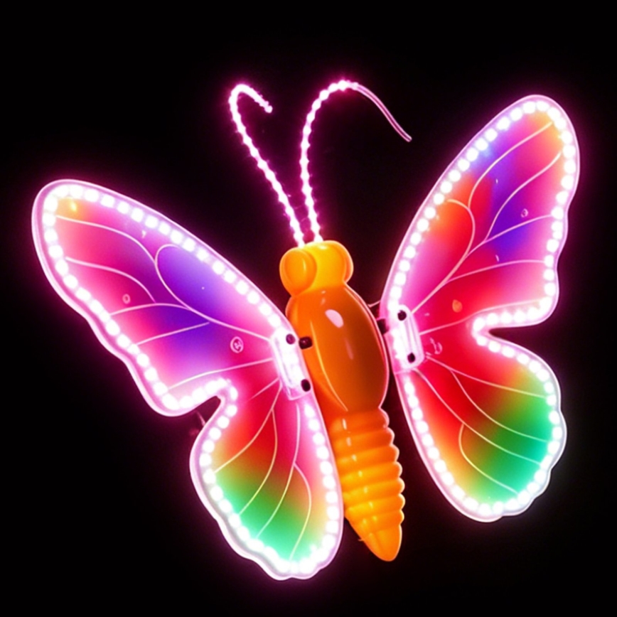 Aigostar - LED Venkovní dekorace 162xLED 42 cm IP44 motýl/multicolor