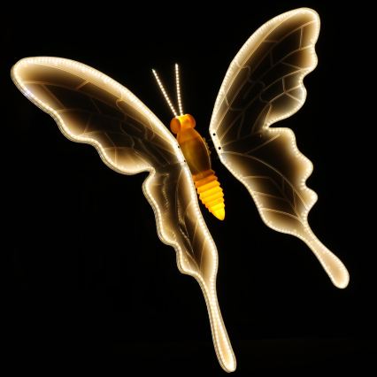Aigostar - LED Venkovní dekorace 558xLED 90 cm IP44 motýl/teplá bílá