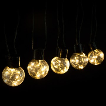 Aigostar - LED Venkovní dekorační řetěz 160xLED 10m IP44 teplá bílá