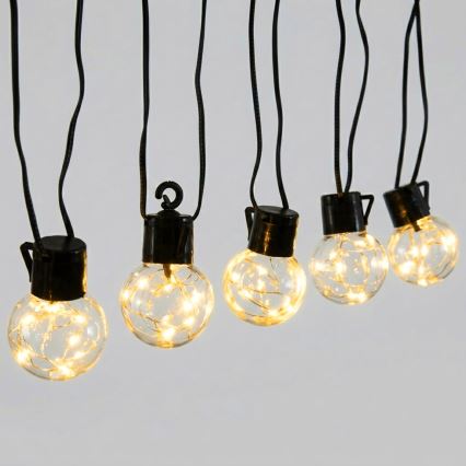 Aigostar - LED Venkovní dekorační řetěz 80xLED/8 funkcí 5m IP44 teplá bílá