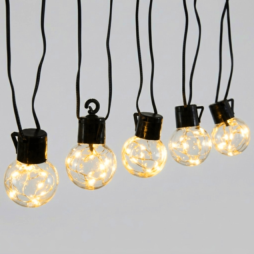 Aigostar - LED Venkovní dekorační řetěz 80xLED/8 funkcí 5m IP44 teplá bílá