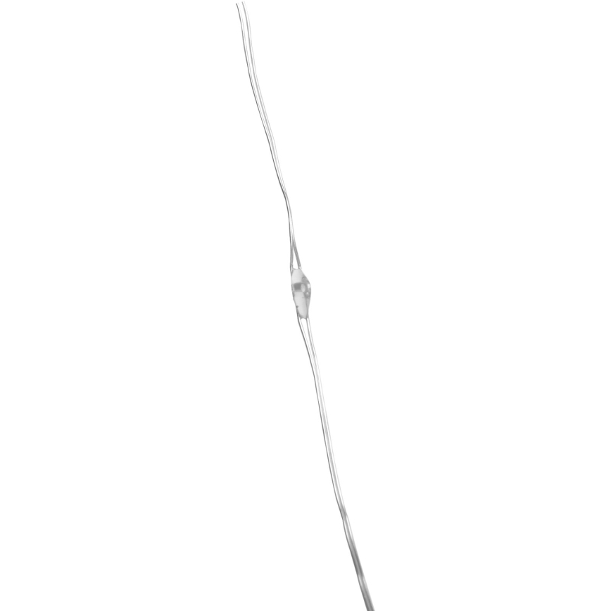 Aigostar - LED Venkovní  řetěz 100xLED/8 funkcí/3xAA 10,3m IP44 studená bílá