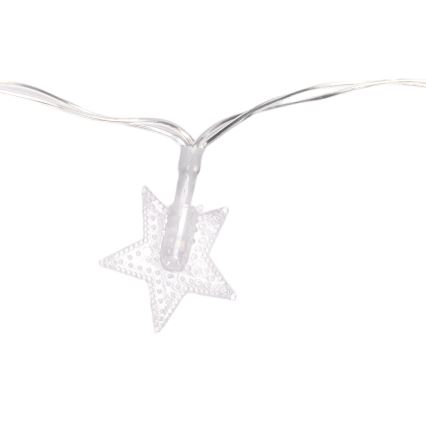 Aigostar - LED Venkovní  řetěz 100xLED/8 funkcí 3xAA 10 m IP44 studená bílá