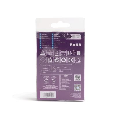 Aigostar - LED Venkovní  řetěz 150xLED/8 funkcí/3xAA 15,3m IP44 multicolor