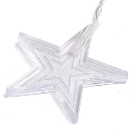 Aigostar - LED Venkovní  řetěz 168xLED/8 funkcí 3x1,5m IP44 teplá bílá hvězdy