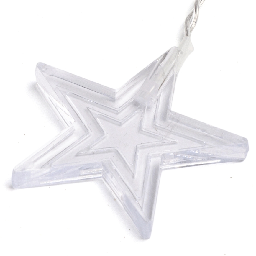 Aigostar - LED Venkovní  řetěz 168xLED/8 funkcí 3x1,5m IP44 teplá bílá hvězdy