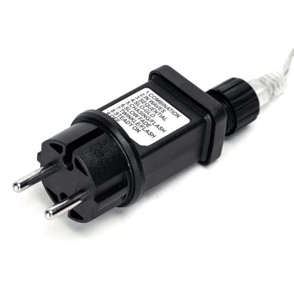 Aigostar - LED Venkovní  řetěz 200xLED/8 funkcí 23m IP44 studená bílá