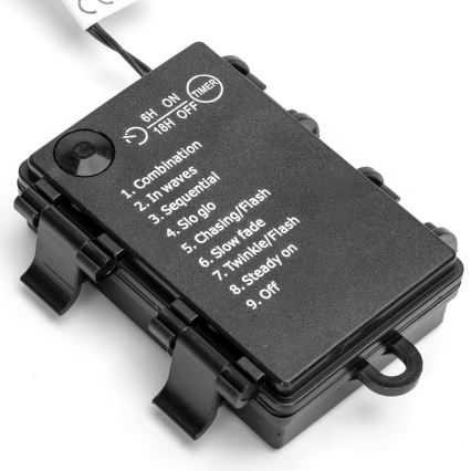 Aigostar -LED Venkovní  řetěz 300xLED/8 funkcí 3xAA 15,3m IP44 multicolor