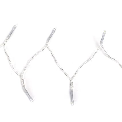 Aigostar - LED Venkovní  řetěz 50xLED/8 funkcí 3xAA 5,3m IP44 teplá bílá