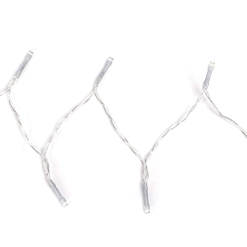 Aigostar - LED Venkovní  řetěz 50xLED/8 funkcí 3xAA 5,3m IP44 teplá bílá