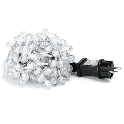 Aigostar - LED Venkovní  řetěz 50xLED/8 funkcí 8m IP44 studená bílá