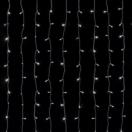 Aigostar - LED Venkovní  řetěz 558xLED 3x1,8m IP44 studená bílá