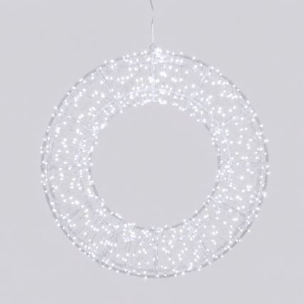 Aigostar - LED Venkovní vánoční dekorace 540xLED/6W/230V IP44 studená bílá 45cm kruh