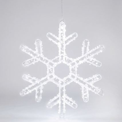 Aigostar - LED Venkovní vánoční dekorace 540xLED/6W/230V IP44 studená bílá 45cm vločka