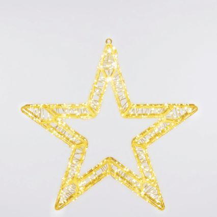Aigostar - LED Venkovní vánoční dekorace 540xLED/6W/230V IP44 teplá bílá 45cm hvězda