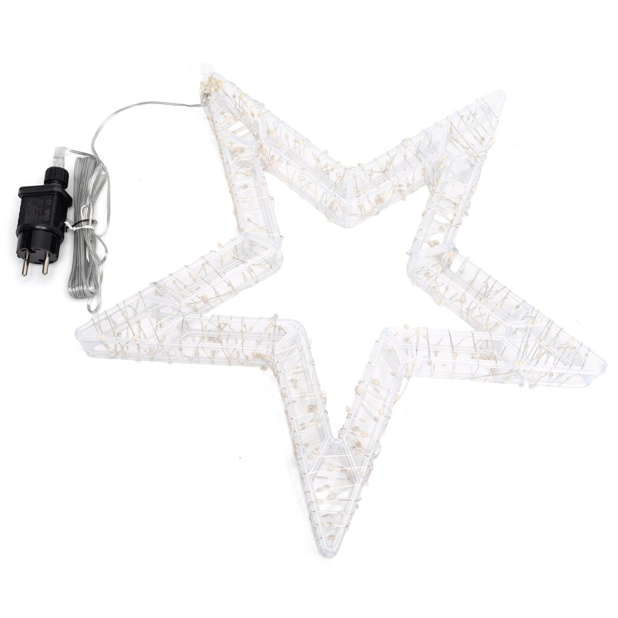 Aigostar - LED Venkovní vánoční dekorace 540xLED/6W/230V IP44 teplá bílá 45cm hvězda