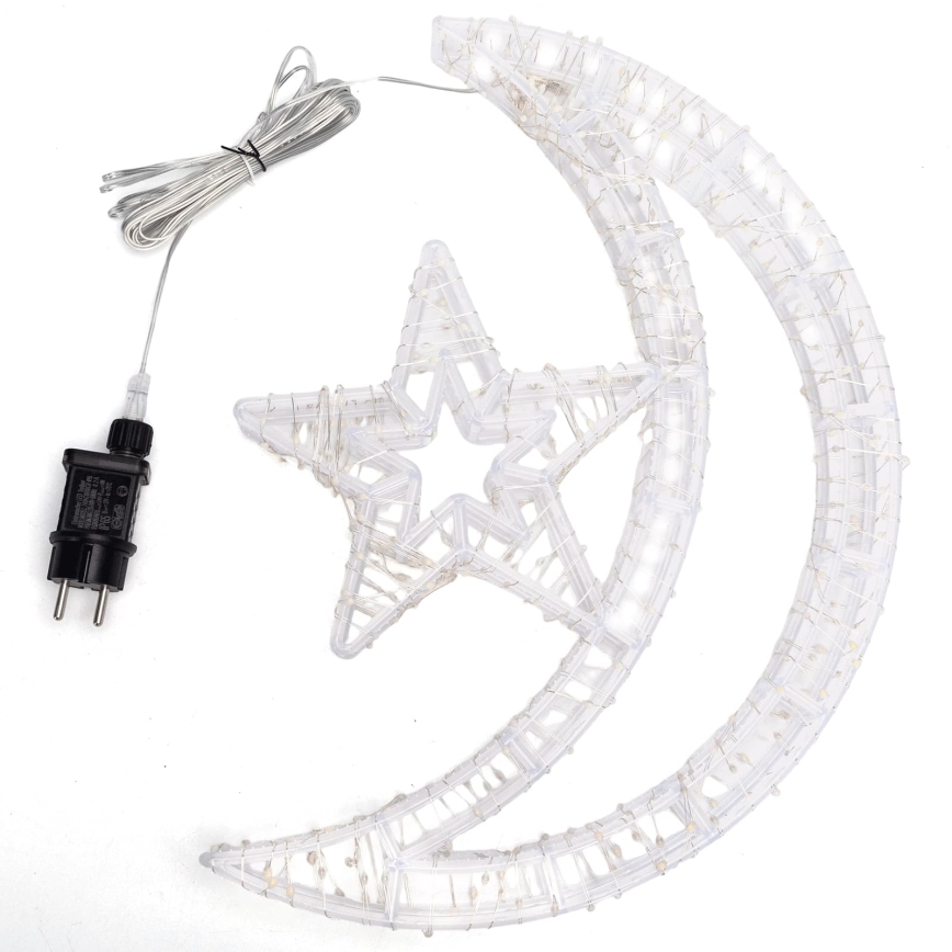 Aigostar - LED Venkovní vánoční dekorace 540xLED/6W/230V 43 cm IP44 teplá bílá měsíček