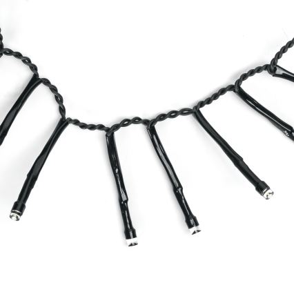 Aigostar - LED Venkovní vánoční řetěz 200xLED/8 funkcí 3xAA 5,3 m IP44 studená bílá