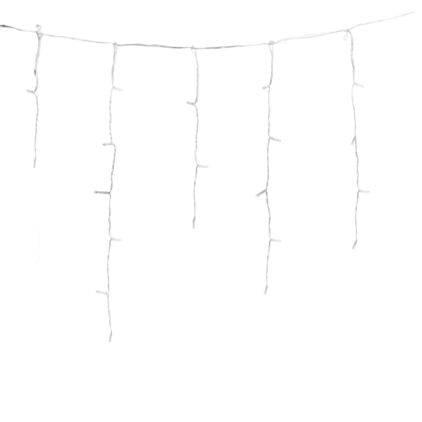 Aigostar - LED Venkovní vánoční řetěz 300xLED/8 funkcí 3xAA 18x0,6 m IP44 teplá bílá