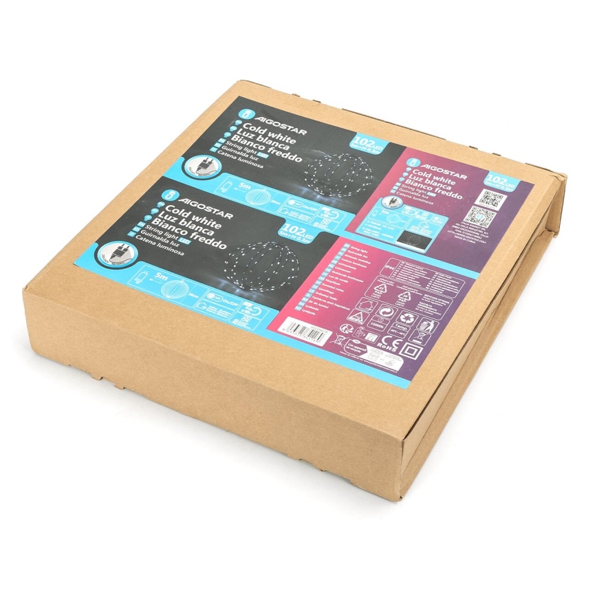 Aigostar - LED Venkovní vánoční dekorace 3,6W/230V koule 30cm IP44 studená bílá