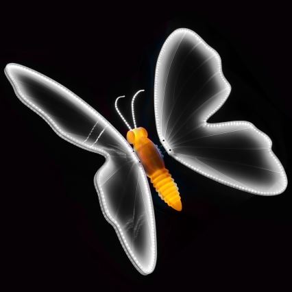 Aigostar - LED Venkovní dekorace 468xLED/18W/230V 75 cm IP44 motýl/studená bílá