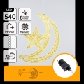 Aigostar - LED Venkovní vánoční dekorace 540xLED/6W/230V 43 cm IP44 teplá bílá měsíček