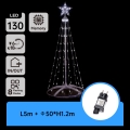 Aigostar - LED Venkovní vánoční dekorace LED/3,6W/230V 120 cm IP44 studená bílá
